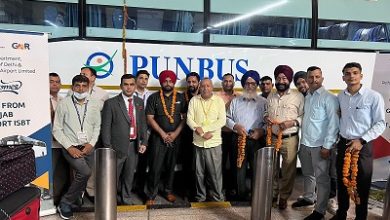Red Letter day in the history of Punjab; Bus flagged off in the afternoon by CM reaches Delhi Airport