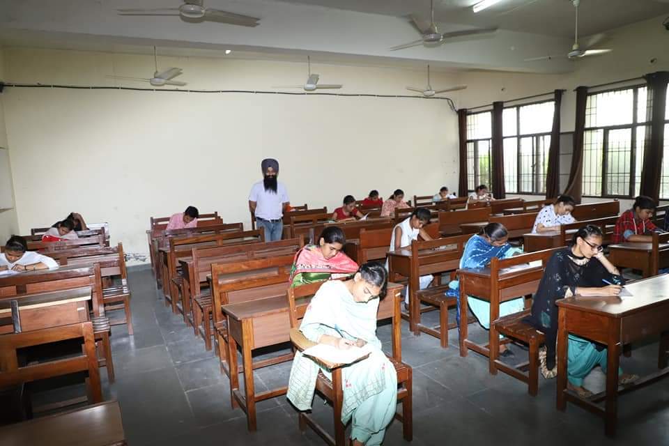 National Scholarship Test conducted at Mata Gujri College