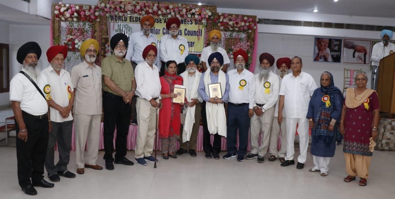 Senior Citizens Council  Rupnagar observes World Elder Abuse Awareness Day