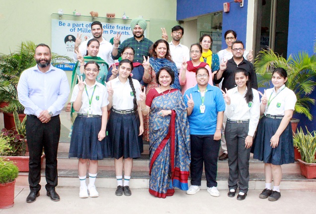The Millennium School Patiala students proved their mettle by performing remarkably well in 12 exams