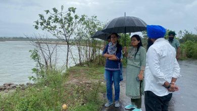 Rupnagar DC visits flood prone areas, reviews flood control measures