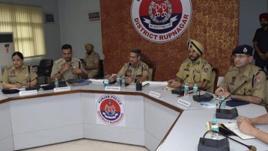 Punjab DGP holds meeting with police officers of Rupnagar range