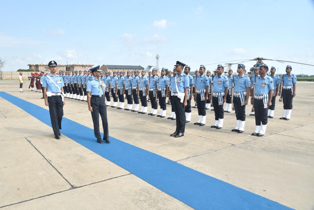 Air Marshal Vibhas Pande visited IAF base repair depot, Chandigarh