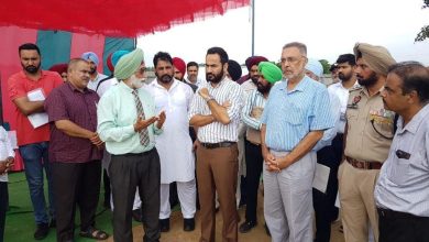 Sports minister visited sports university campus site