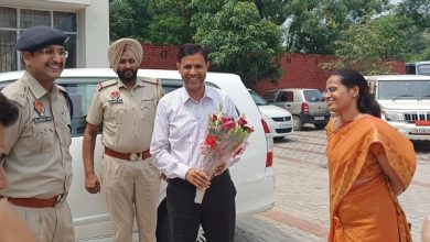 Sumer Singh Gurjar takes over as the Commissioner of Rupnagar Division