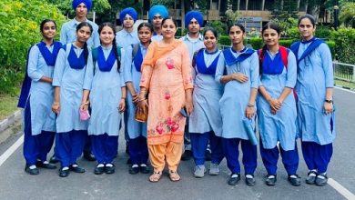 SGH Adarsh School, Chheharta, Amritsar students visited GNDU Botanical Garden