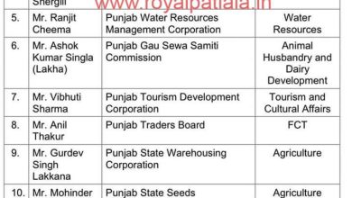 Punjab govt appointed 14 board, corporation Chairman’s