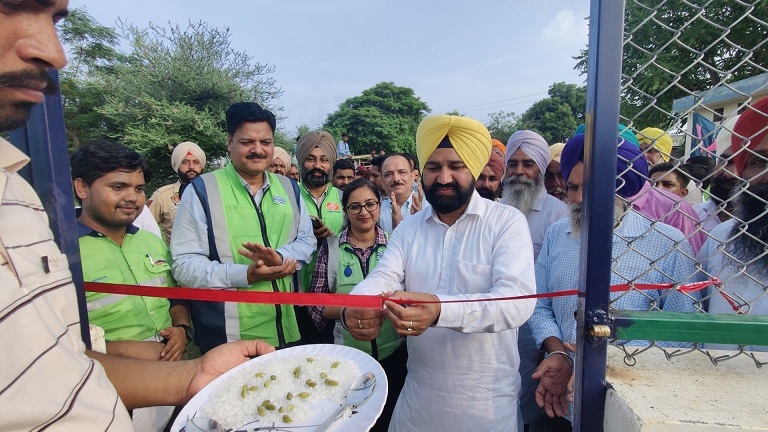 MLA Gurpreet Banawala inaugurates Volleyball Court constructed by TSPL for Community