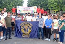 Guru Nanak Dev Univesity organized Cycle Rally and Run for Freedom