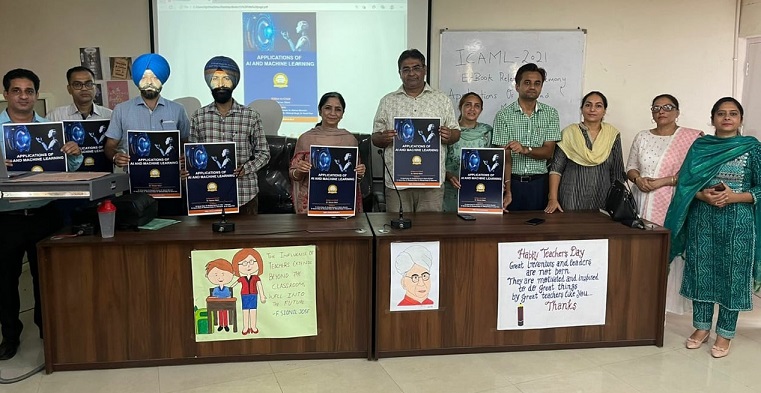Punjabi University CSE department released book on Applications on Artificial Intelligence and Machine Learning