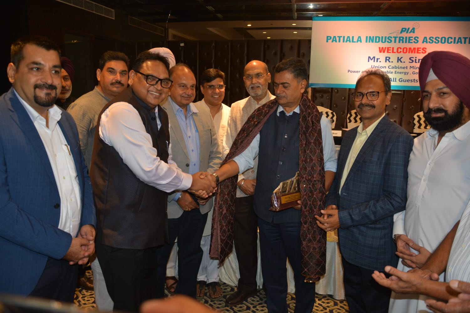 Red Letter Day in the history of Patiala Industries Association; hosted Union Power Minister in Patiala