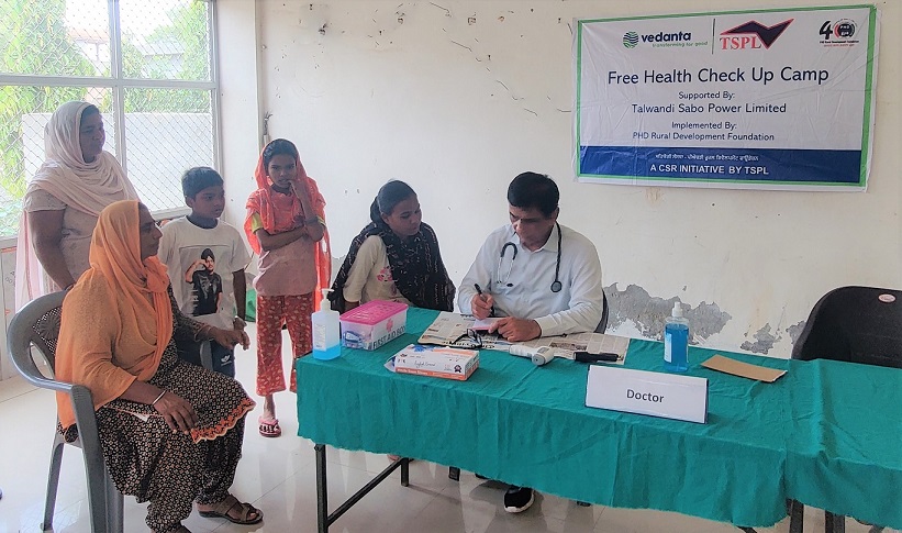 TSPL conducts health camps for the community