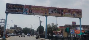 Latest trend in Patiala-“no need to pay rent to MC, just place MLA photo on the flex and evade charges”