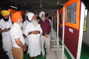 Exhibition of floral art work on rare 330 years old manuscripts of Sri Guru Granth Sahib inaugurated at GNDU