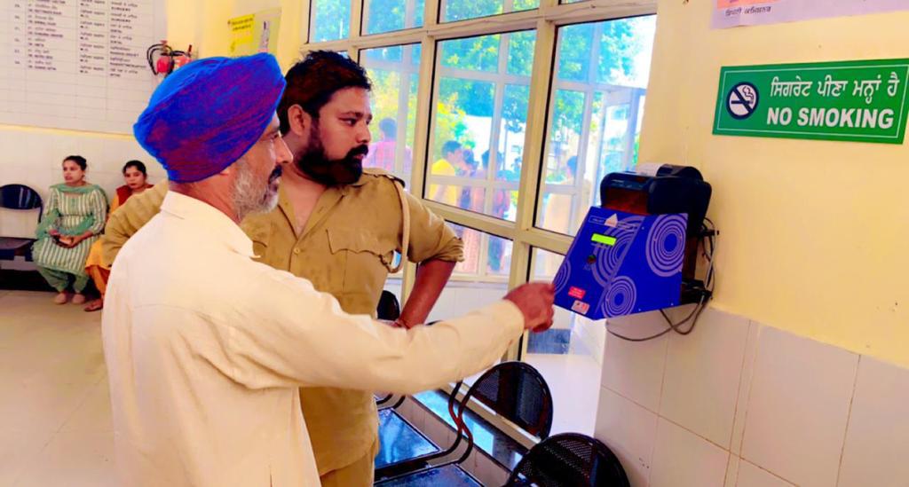 On Health Minister's directive, token system started in Mata Kaushalya Hospital Patiala