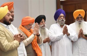 Prime Minister meets Sikh Delegation at his residence today