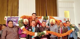 Installation ceremony of Lions Club president Sanjay Verma held