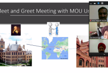 MRS-PTU, USA varsity held a "Greet and Meet" programme to explore mutual areas of Collaboration