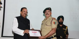 Minister of State for Defence, Ajay Bhatt interacted with GNDU NCC cadets