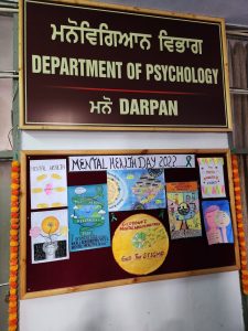 Punjabi University Psychology-NSS department celebrated “Mental Health Day” 