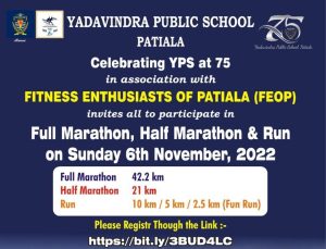 Important Update on Grand Marathon 2022 to be held in Patiala on November 6,022