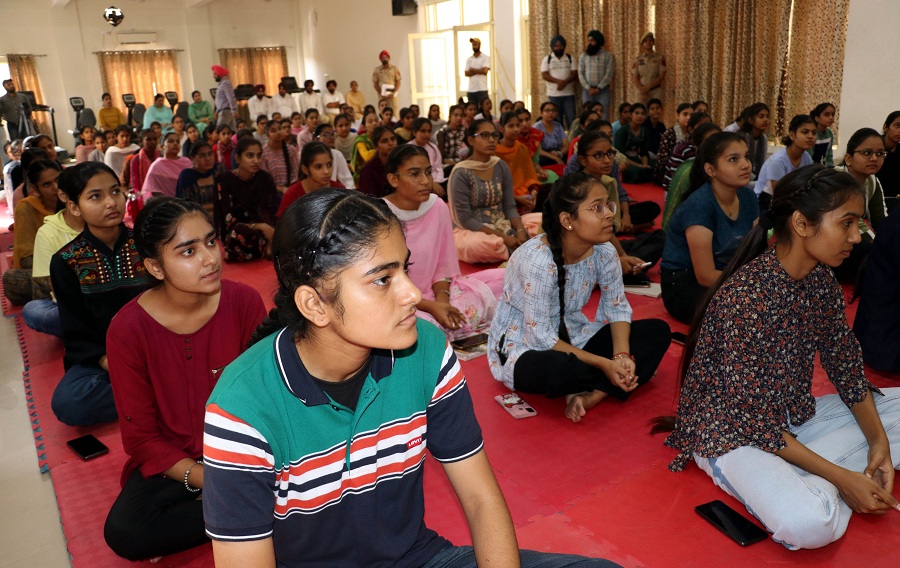 Another initiative by Women Studies Centre; organized “Self-Defence Training” for Punjabi University girl students