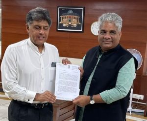 Manish Tewari urges union environment minister to act against Modulus Cosmetics in Una