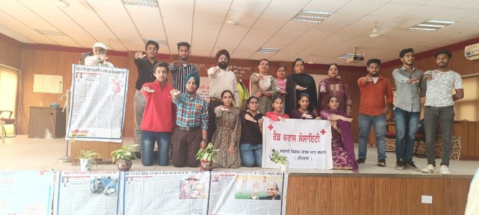 Expert imparted knowledge on basic life support to Govt Bikram College students