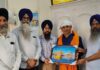 Er.Satinder Sharma honoured at Golden Temple