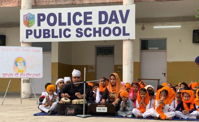 Police DAV Celebrated Guru Nanak Dev Ji's Birth Anniversary