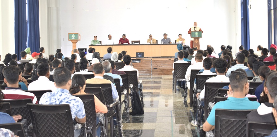Central University of Punjab organized Student Induction Programme 2022–23 to welcome newcomers