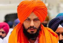 Amritpal Singh detain by police as “precautionary measure”-Photo courtesy-Internet