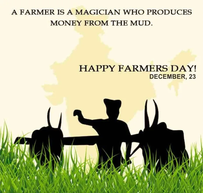 December 23- Rashtriya Kisan Diwas- a day of remembering the devotion and sacrifice of farmers-Puri-Photo courtesy-Internet