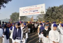 World University Participated in Nagar Keertan on Last Day of the Shaheedi Sabha