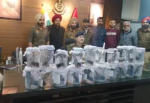 Rupnagar police bust inter-state arms smuggling racket, large quantity of pistols, magazines recovered