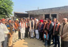 Dozens of families and youths of Nurpur Bedi area join BJP in the presence of senior leader Ajayvir Singh Lalpura