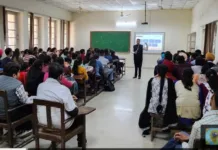 Placement cell of Govt Bikram College orgainsed program for students and teachers