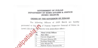 5 SSPs promoted as DIG; Punjab govt posted IPS officer as DIG before his actual promotion orders