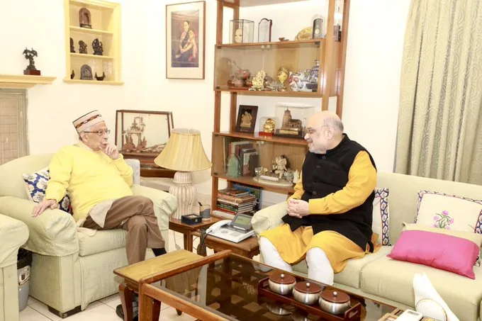 Amit Shah met veteran BJP leader Joshi
