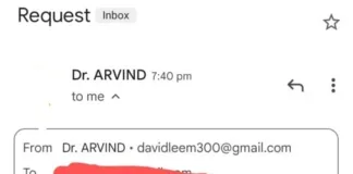 Beware of fraudster-scammer sent mails by using Punjabi University VC fake email address