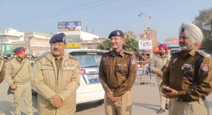ADGP Law & Order Arpit Shukla inspects checkpoints in Rupnagar under Operation Eagle