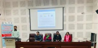 Punjabi University Mathematics department organized lecture on Data Transmission Security and Accuracy