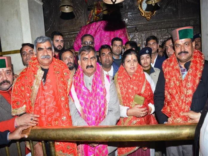 CM pays obeisance at Jawalamukhi temple; will promote religious tourism in big way-Sukhu