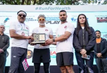 Bollywood actor Milind Soman runs Gillco marathon ‘Run For Health’