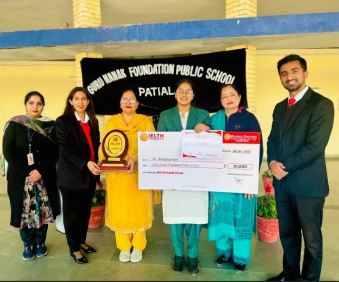 Mehakdeep Kaur of Guru Nanak Foundation Public School brought laurels