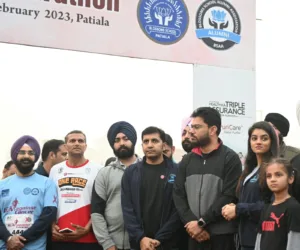 Marathon "Run against Cancer" was organized by LG Bestshop Electrowaves & Blossoms School Patiala