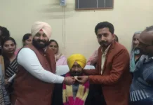 Harminder Singh Dhahe assumes charge as Chairman of District Planning Committee Rupnagar