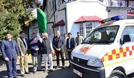 HP Governor flags off Ambulance at Raj Bhavan-photo courtesy-internet