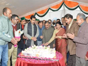CM celebrates birthday with inmates of Balika Ashram; people from all walks of life greet CM on his 59th Birthday