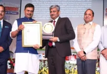 Sanjay Srivastava, Chairman BBMB honoured with ‘CBIP Award 2022’